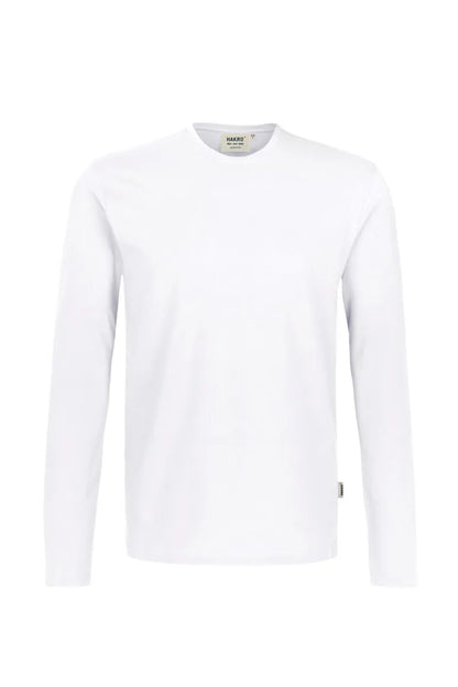 Hakro Longsleeve Heavy Herren weiss Front 