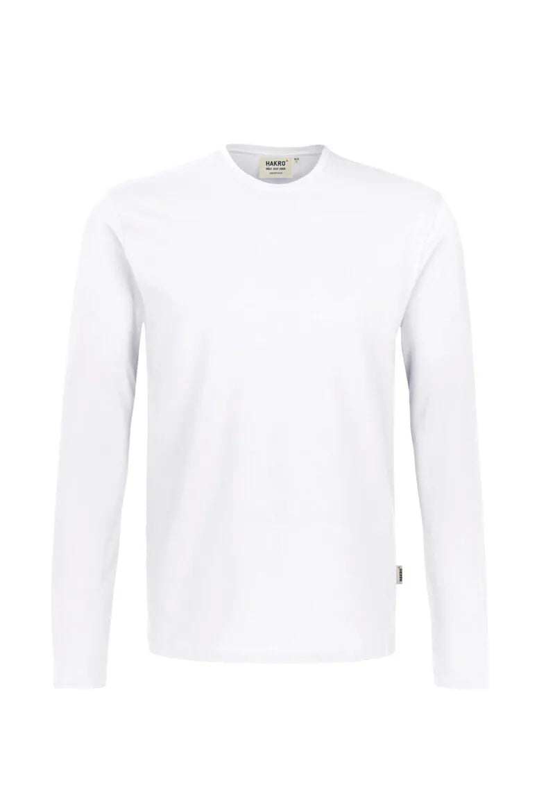 Hakro Longsleeve Heavy Herren weiss Front 