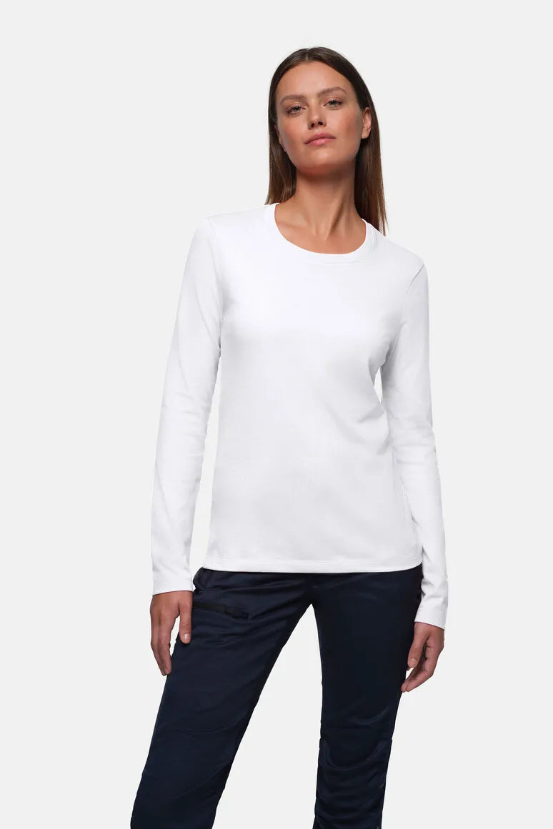 Hakro Longsleeve MIKRALINAR Damen weiss Lifestyle 