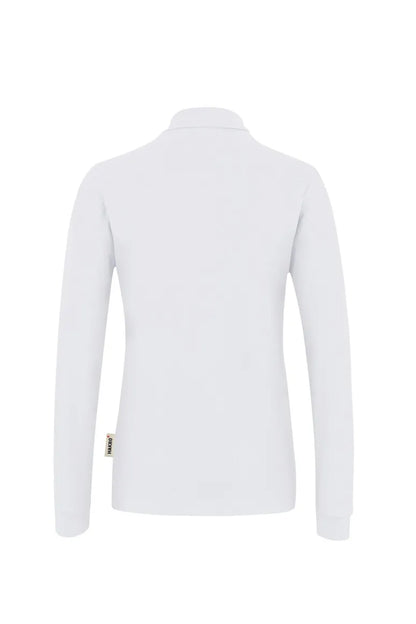 Hakro Longsleeve-Poloshirt MIKRALINAR Damen weiss Rücken 