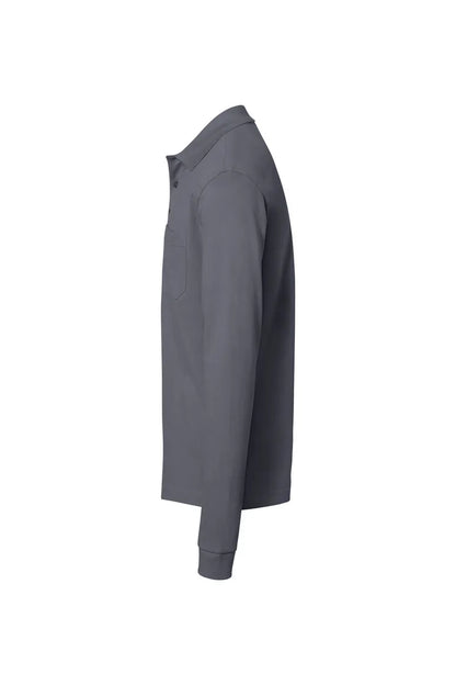 Hakro Pocket-Longsleeve-Poloshirt MIKRALINAR ECO Unisex anthrazit Seite 
