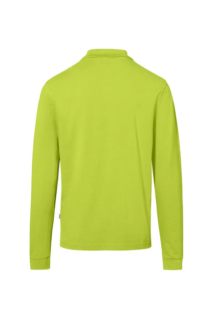 Hakro Pocket-Longsleeve-Poloshirt MIKRALINAR ECO Unisex kiwi Rücken 