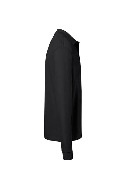 Hakro Pocket-Longsleeve-Poloshirt MIKRALINAR ECO Unisex schwarz Seite 