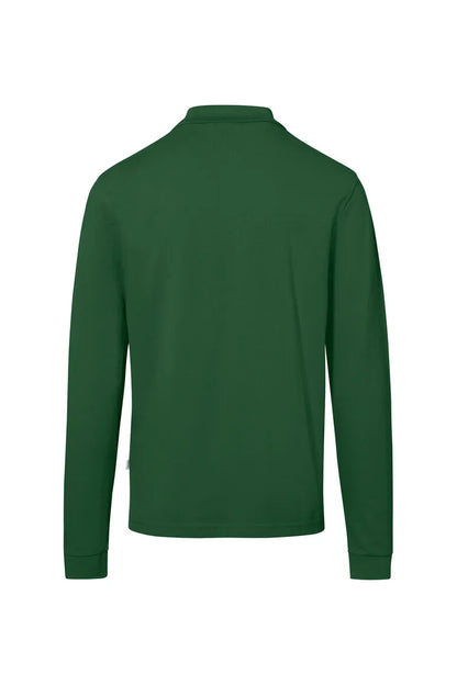 Hakro Pocket-Longsleeve-Poloshirt MIKRALINAR ECO Unisex tanne Rücken 