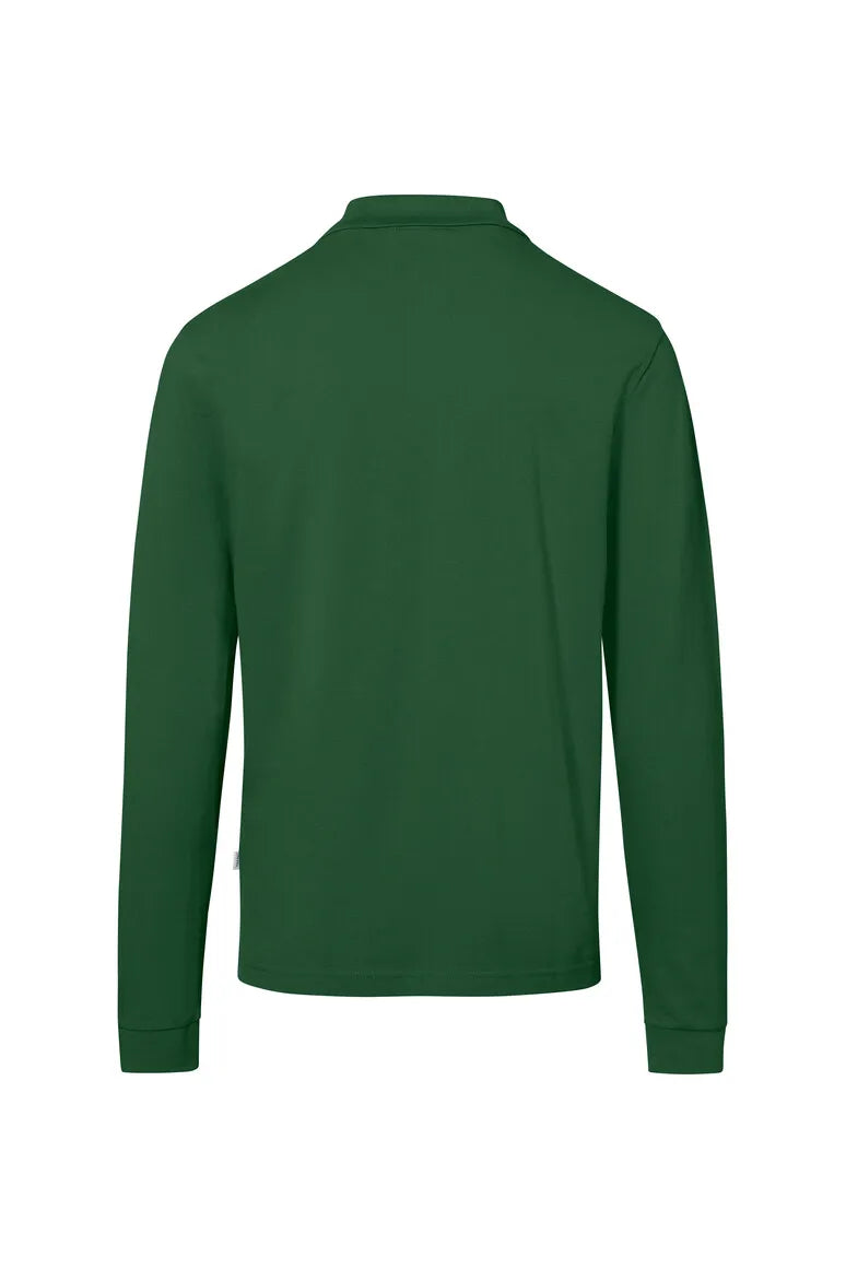 Hakro Pocket-Longsleeve-Poloshirt MIKRALINAR ECO Unisex tanne Rücken 