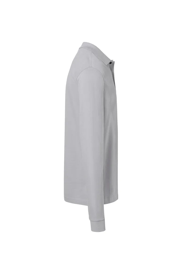 Hakro Pocket-Longsleeve-Poloshirt MIKRALINAR ECO Unisex titan Seite 