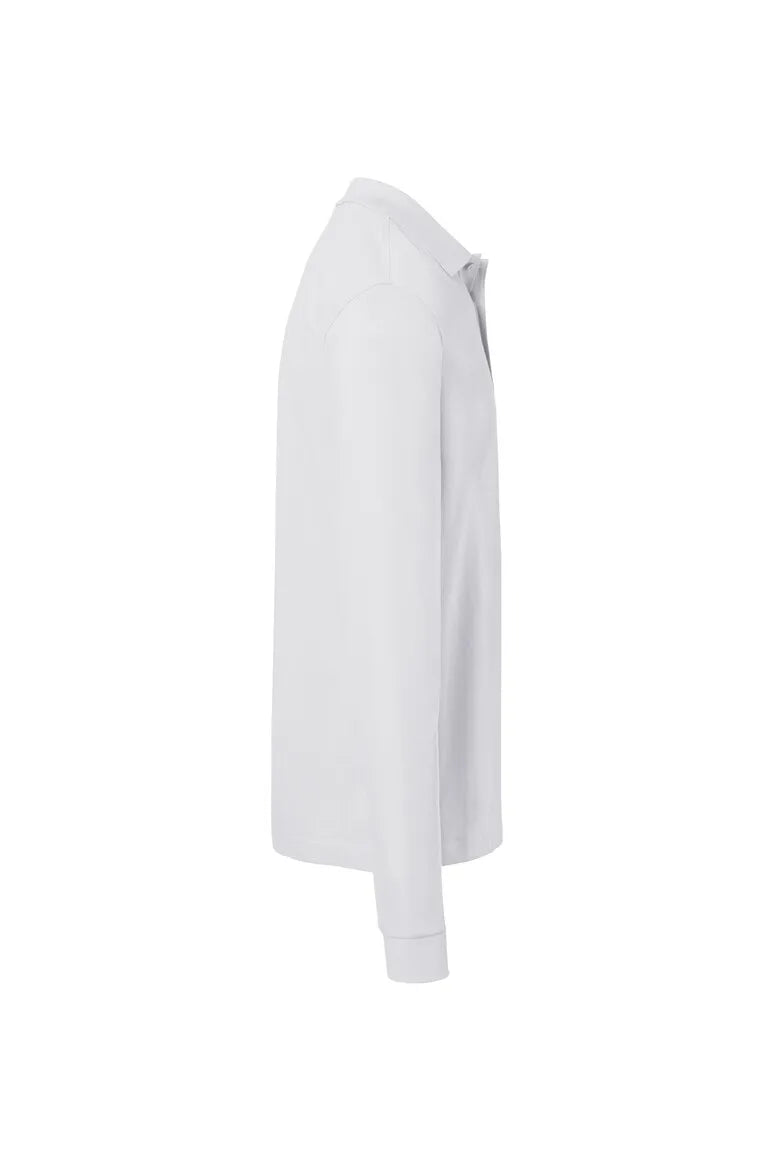 Hakro Pocket-Longsleeve-Poloshirt MIKRALINAR ECO Unisex weiss Seite 
