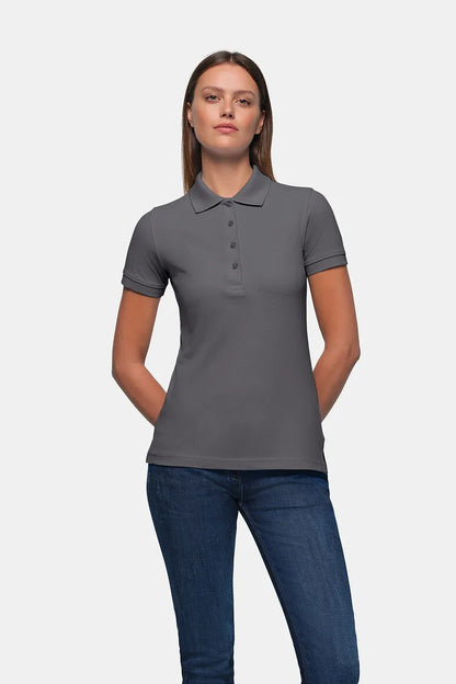 Hakro Poloshirt Classic Damen graphit Lifestyle 