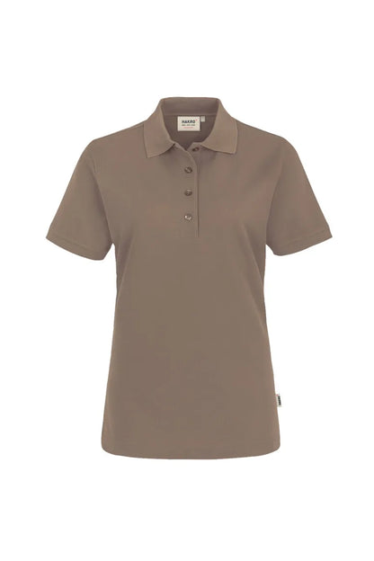 Hakro Poloshirt MIKRALINAR Damen nougat Front 