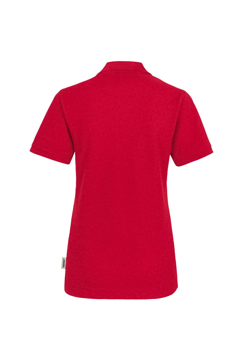 Hakro Poloshirt MIKRALINAR Damen rot Rücken 