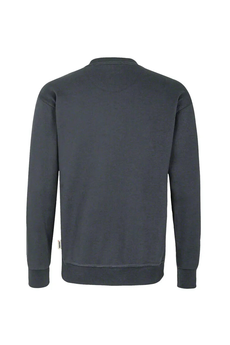 Hakro Sweatshirt MIKRALINAR Unisex anthrazit Rücken 