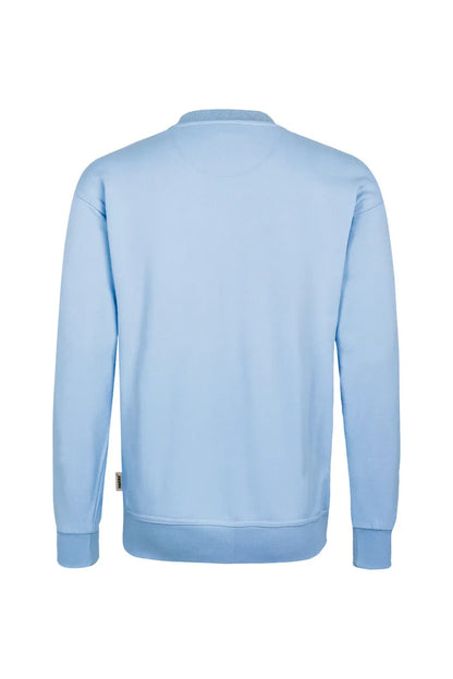 Hakro Sweatshirt MIKRALINAR Unisex eisblau Rücken 
