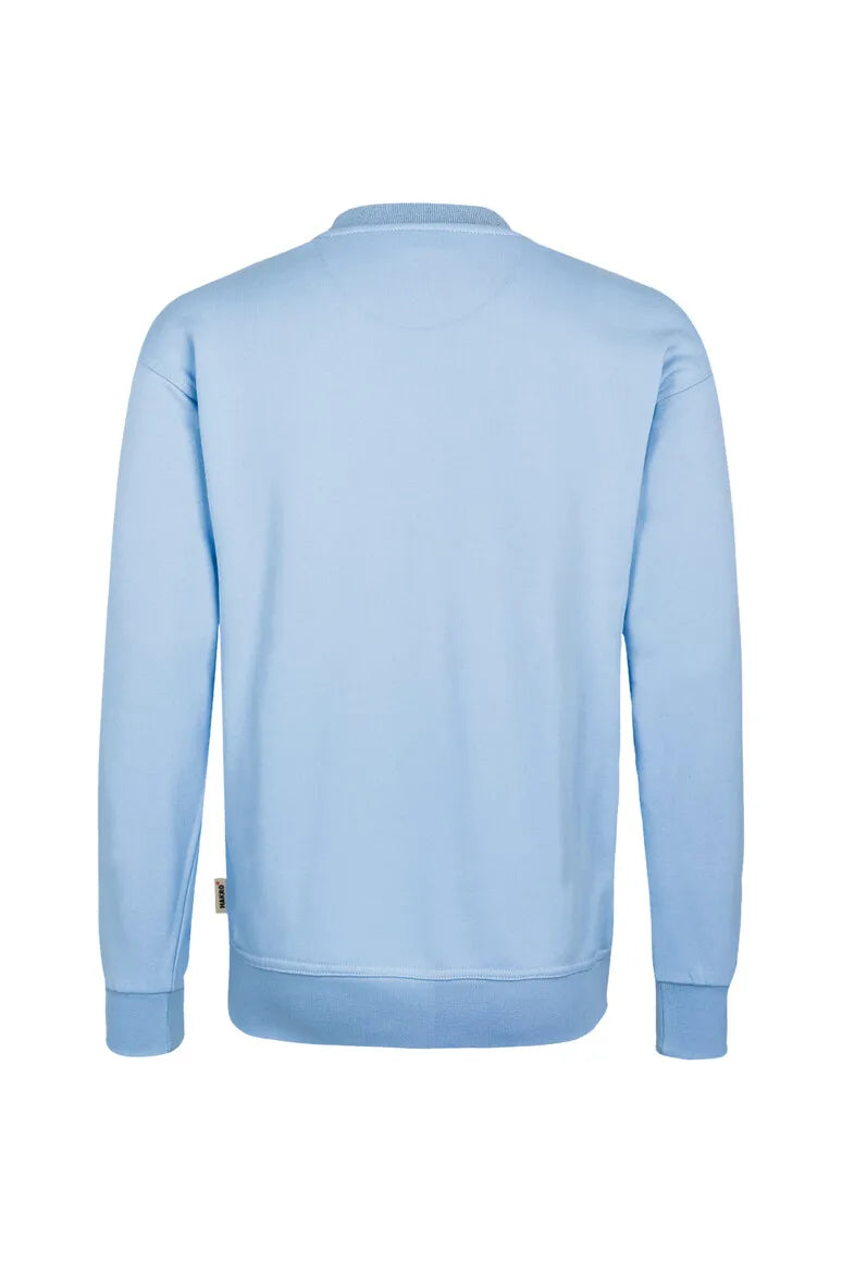Hakro Sweatshirt MIKRALINAR Unisex eisblau Rücken 