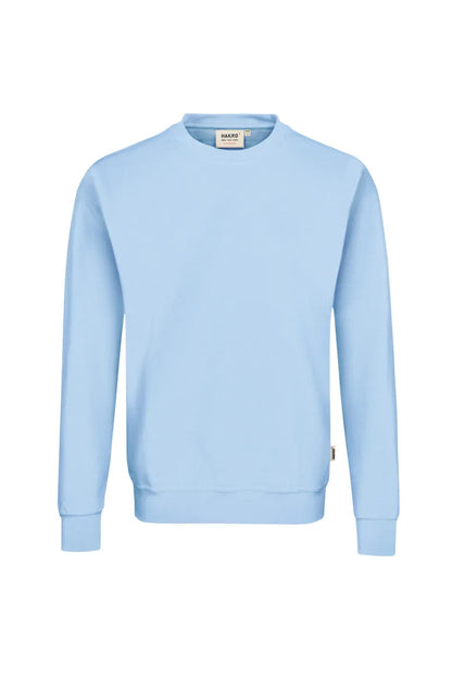 Hakro Sweatshirt MIKRALINAR Unisex eisblau Front 