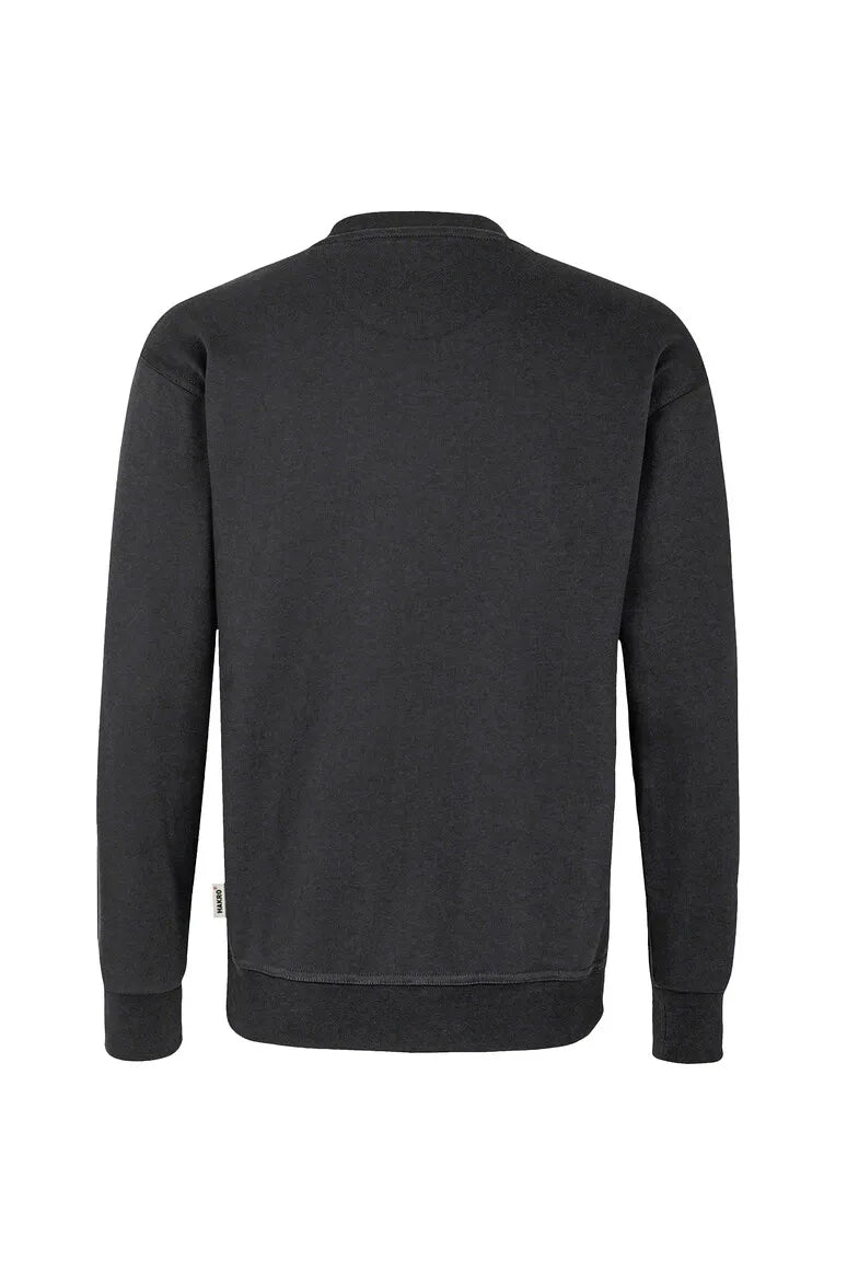 Hakro Sweatshirt MIKRALINAR Unisex karbongrau Rücken 