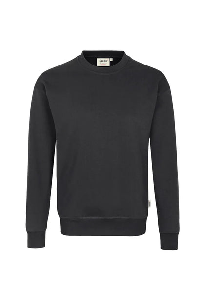 Hakro Sweatshirt MIKRALINAR Unisex karbongrau Front 