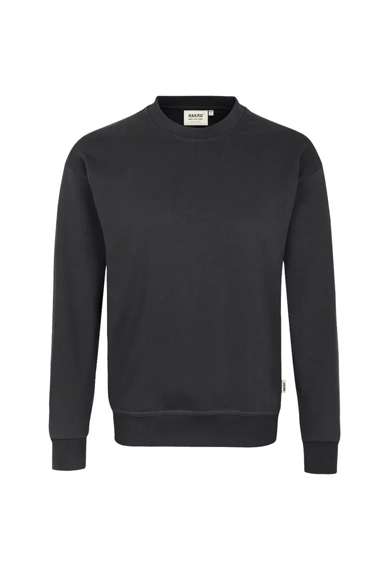 Hakro Sweatshirt MIKRALINAR Unisex karbongrau Front 