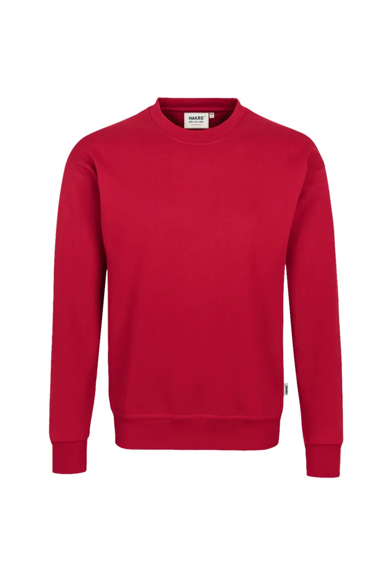 Hakro Sweatshirt MIKRALINAR Unisex rot Front 