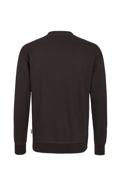 Hakro Sweatshirt MIKRALINAR Unisex schokolade Rücken 