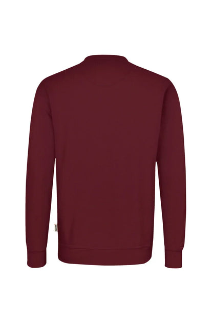 Hakro Sweatshirt MIKRALINAR Unisex weinrot Rücken 