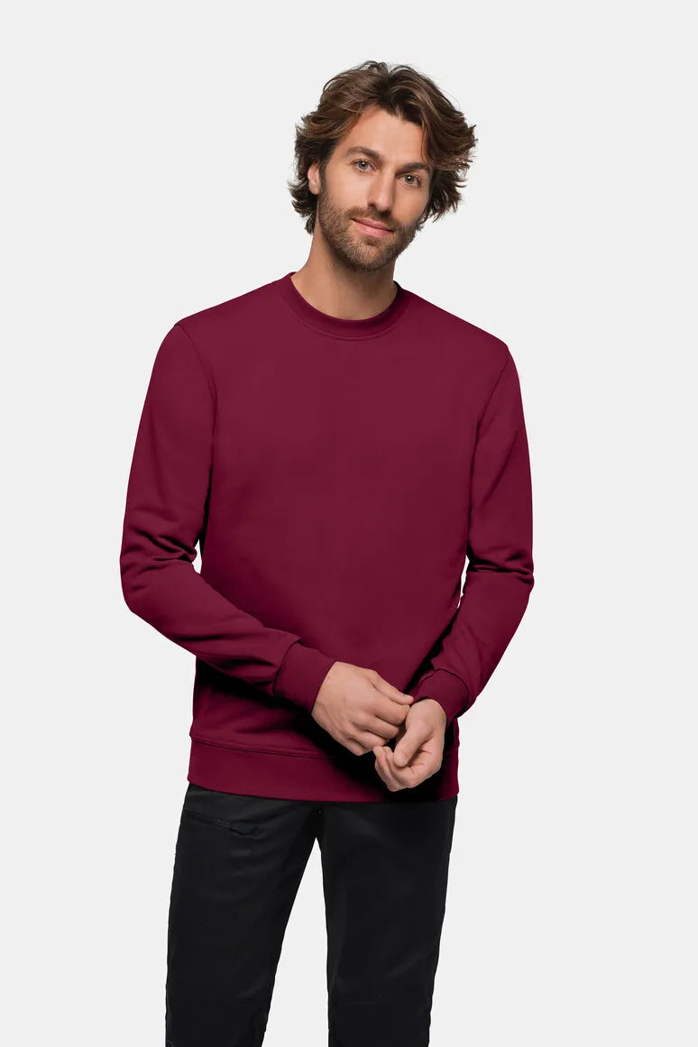 Hakro Sweatshirt MIKRALINAR Unisex weinrot Lifestyle 