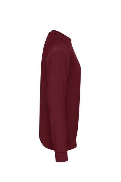 Hakro Sweatshirt MIKRALINAR Unisex weinrot Seite 