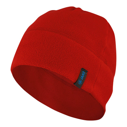 JAKO Fleecemütze rot Front 