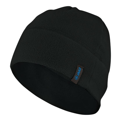 JAKO Fleecemütze schwarz Front 