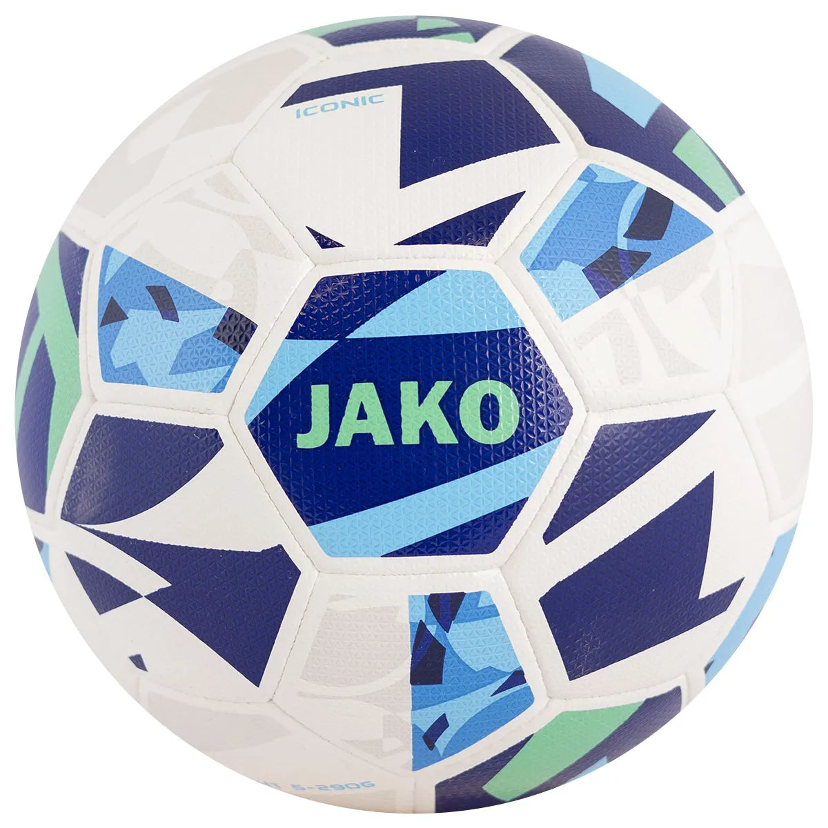 JAKO Fußball Iconic Light weiß/navy/mint 