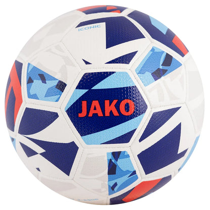 JAKO Fußball Iconic Light weiß/navy/rot 