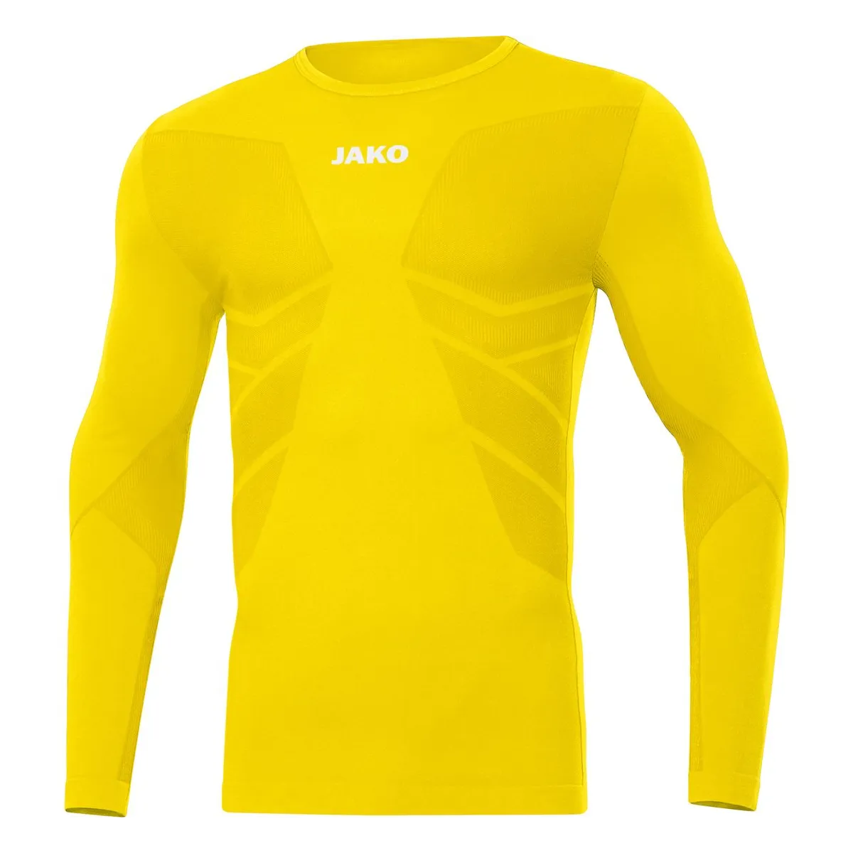 JAKO Longsleeve Comfort 2.0 Kinder citro Front 