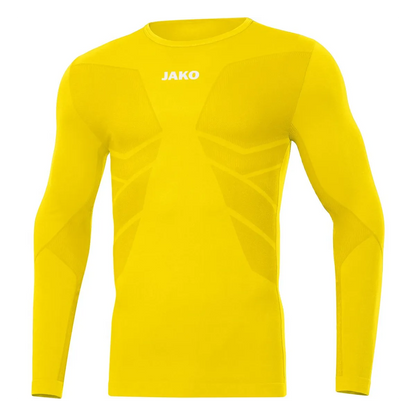 JAKO Longsleeve Comfort 2.0 Kinder citro Front 