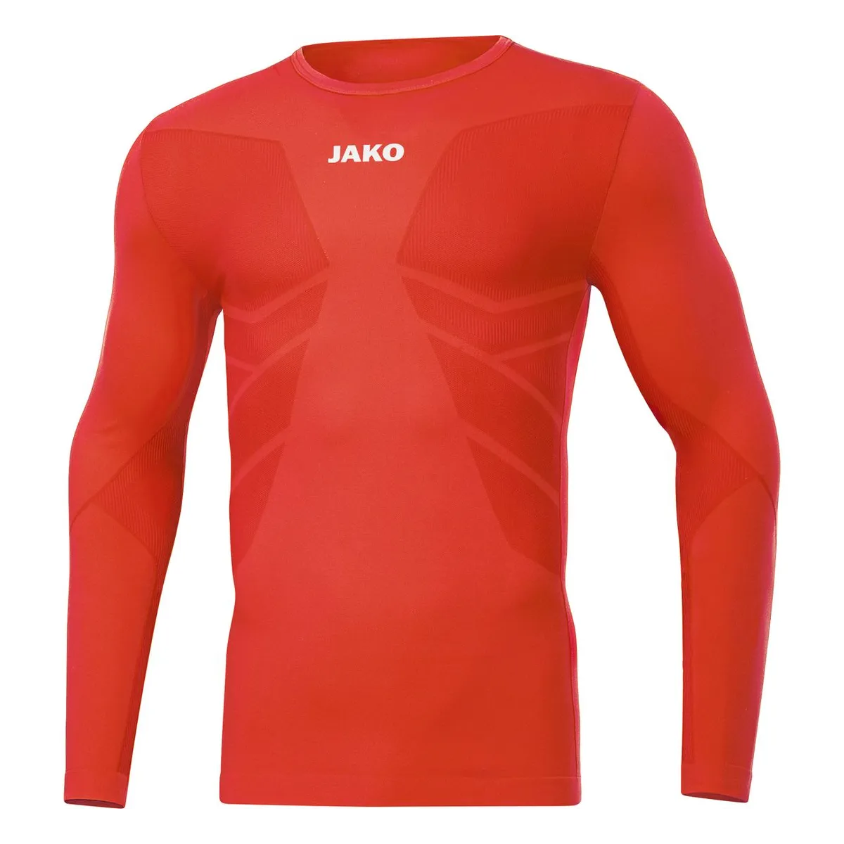 JAKO Longsleeve Comfort 2.0 Kinder flame Front 