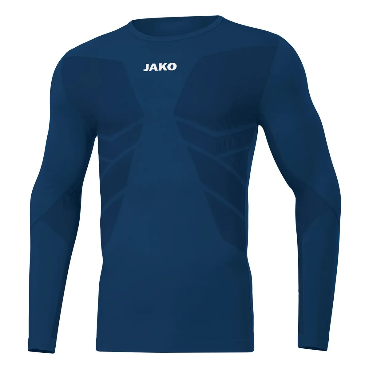 JAKO Longsleeve Comfort 2.0 Kinder navy Front #farbe_navy