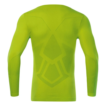 JAKO Longsleeve Comfort 2.0 Kinder neongruen Rücken 