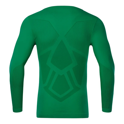 JAKO Longsleeve Comfort 2.0 Kinder sportgruen Rücken 