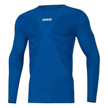 JAKO Longsleeve Comfort 2.0 Kinder sportroyal Front 