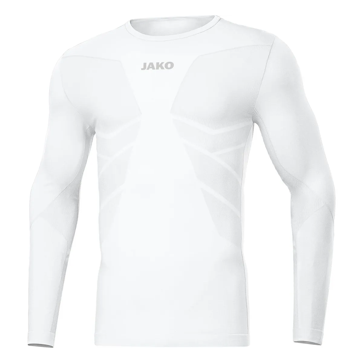 JAKO Longsleeve Comfort 2.0 Kinder weiss Front #farbe_weiss