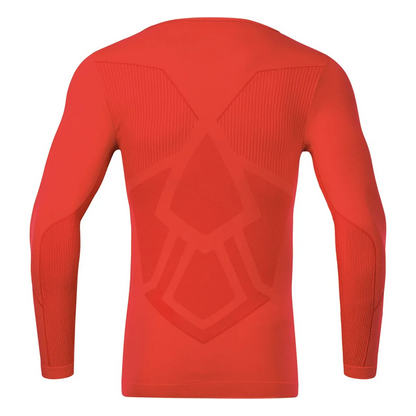 JAKO Longsleeve Comfort 2.0 Unisex flame Rücken 