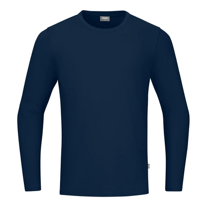 JAKO Longsleeve Organic Kinder marine Front 