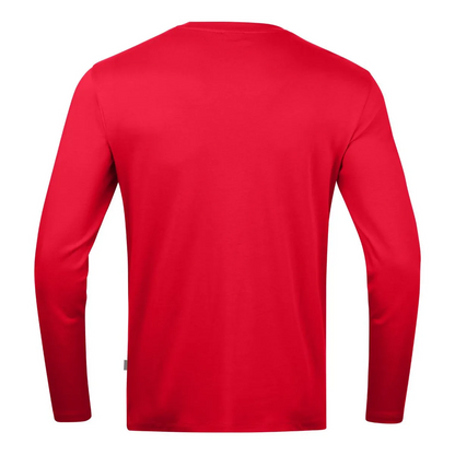 JAKO Longsleeve Organic Kinder rot Rücken 