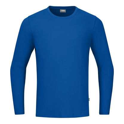 JAKO Longsleeve Organic Unisex royal Front 