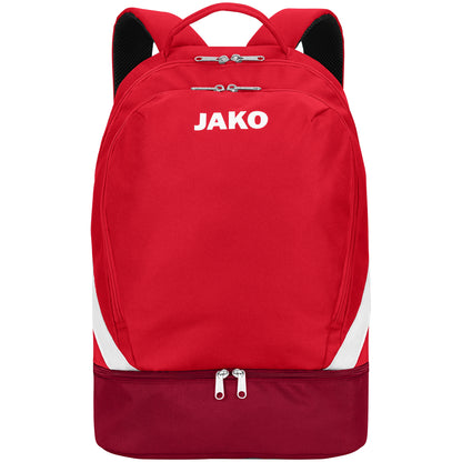 JAKO Rucksack Iconic Unisex rot-weinrot Front 