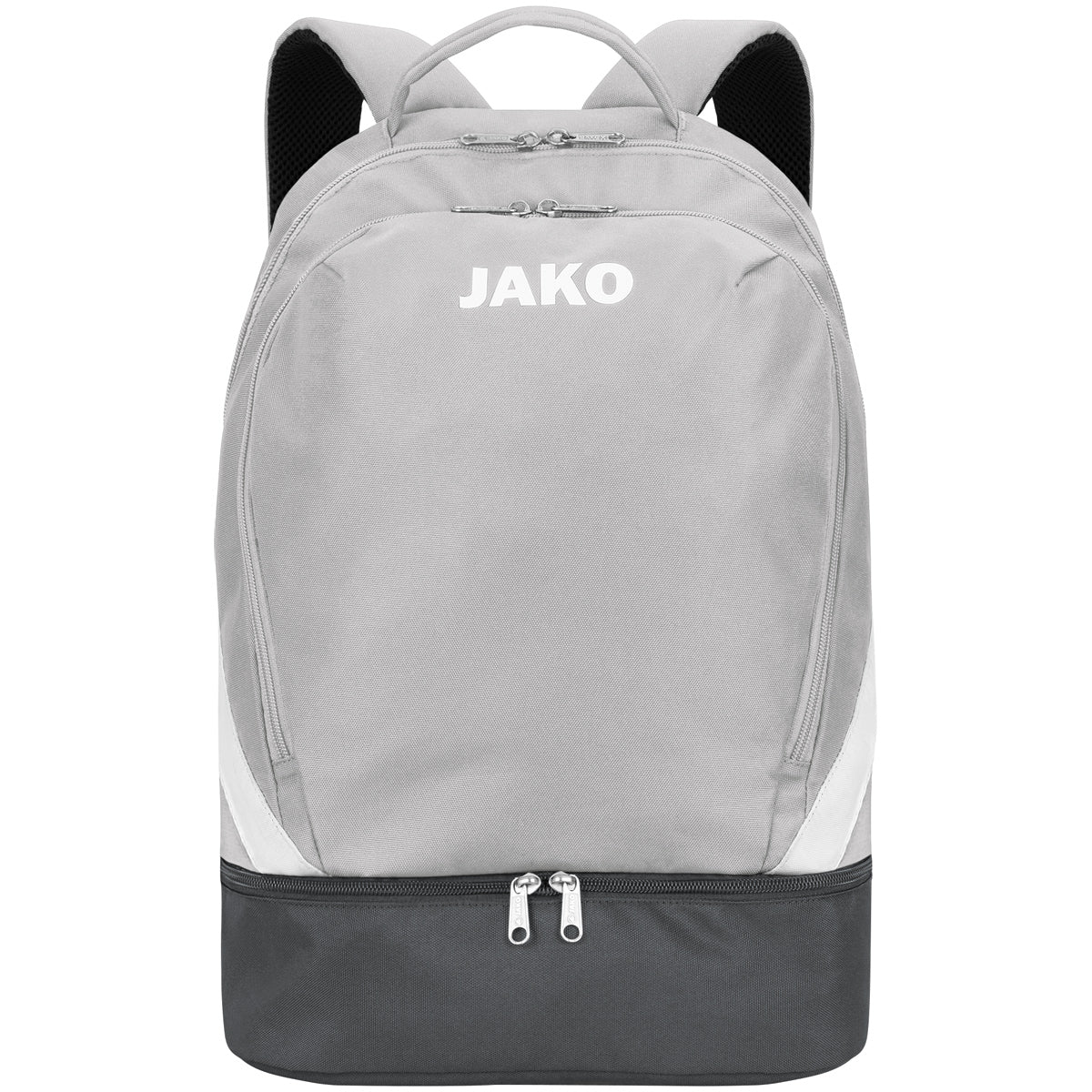JAKO Rucksack Iconic Unisex soft-grey-anthra-light Front 