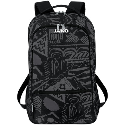 JAKO Rucksack Tropicana Unisex schwarz-anthrazit Front 
