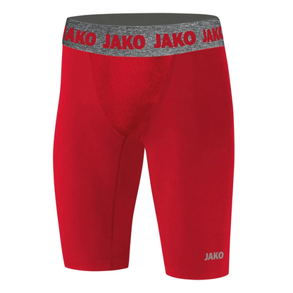 JAKO Short Tight Compression 2.0 Kinder sportrot Front 