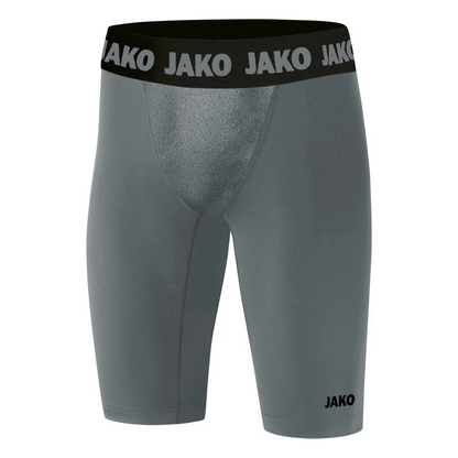 JAKO Short Tight Compression 2.0 Kinder steingrau Front 