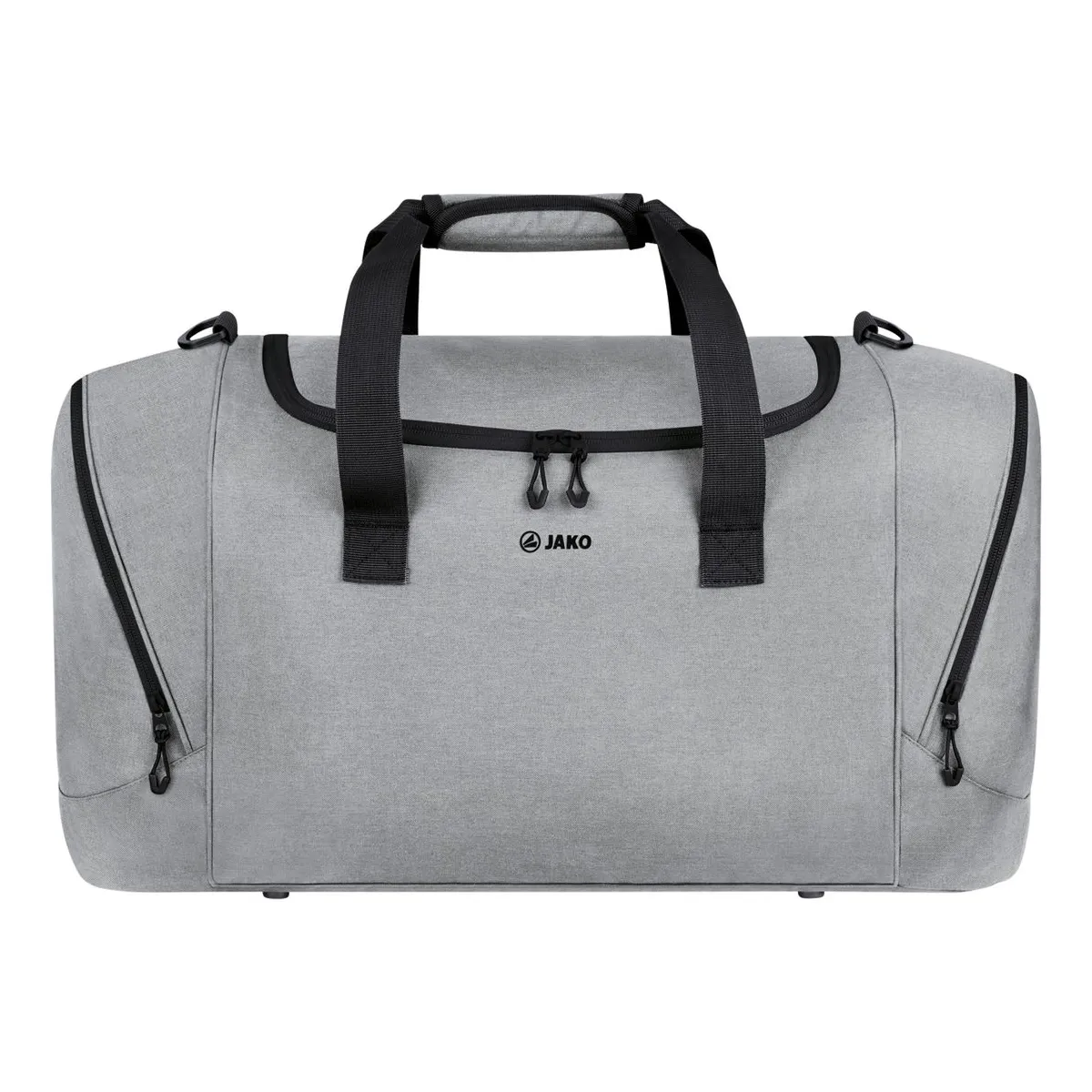 JAKO Sporttasche Challenge Unisex hellgrau-meliert Front 