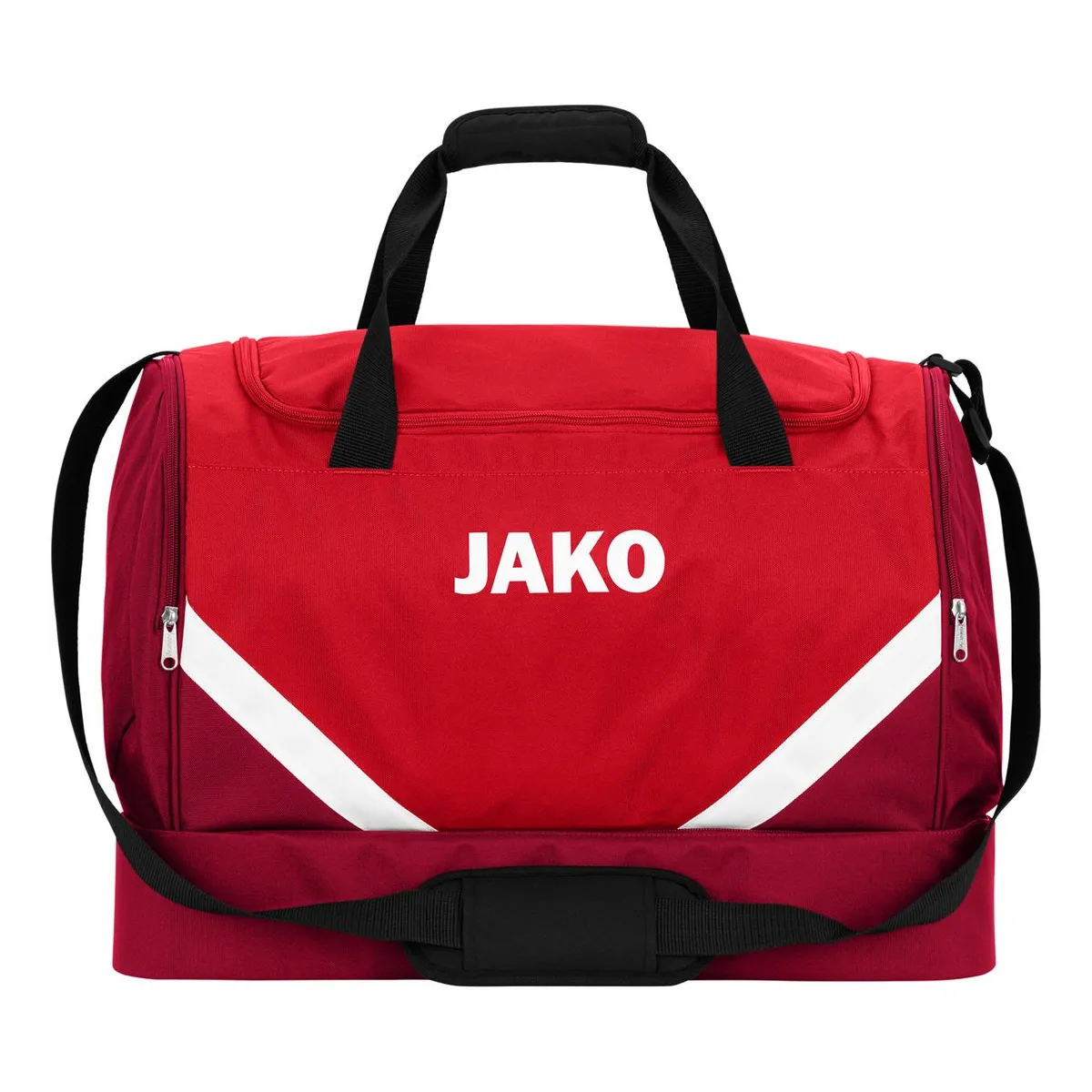 JAKO Sporttasche Iconic 2024 Unisex rot-weinrot Front 