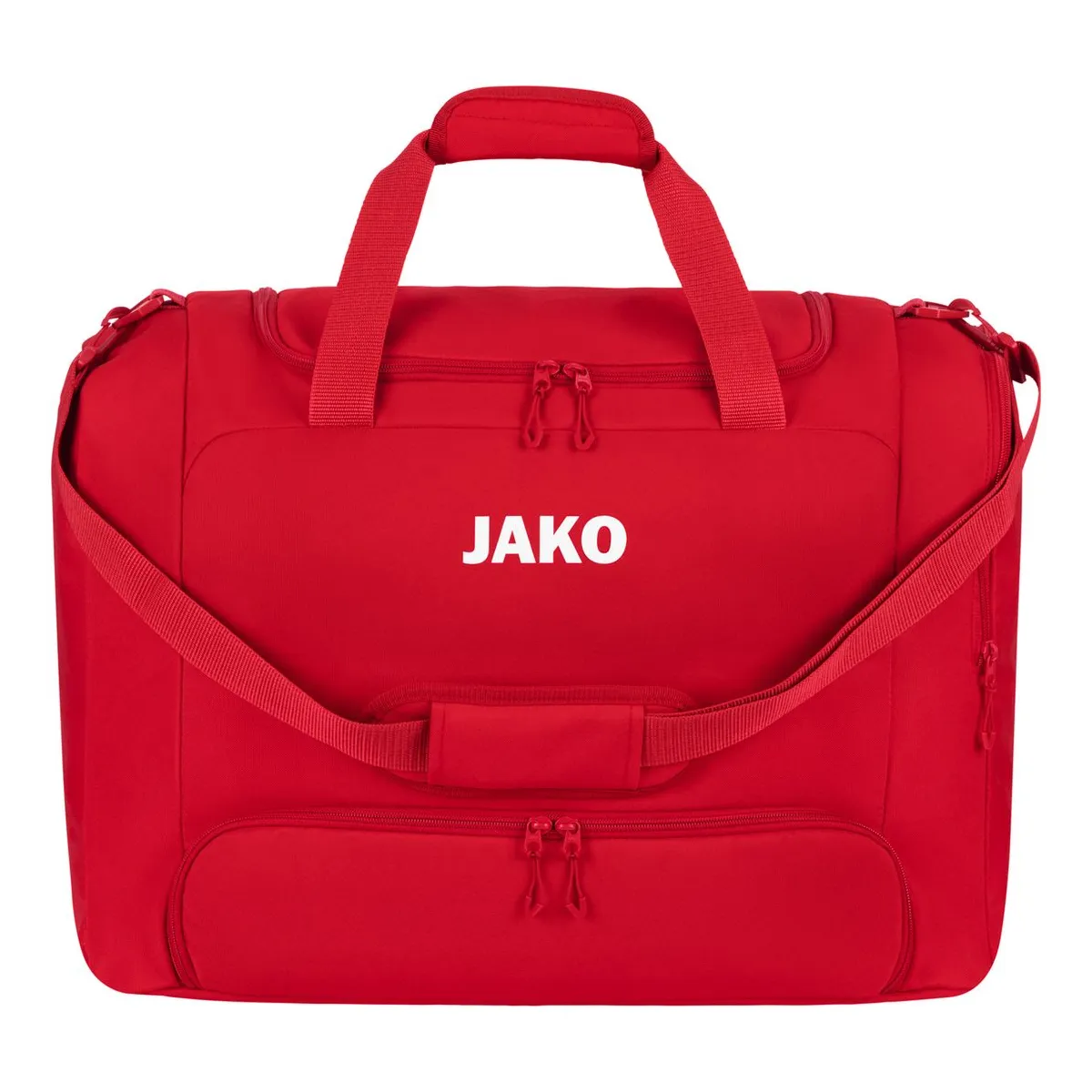 JAKO Sporttasche One mit Bodenfach Unisex rot Front 